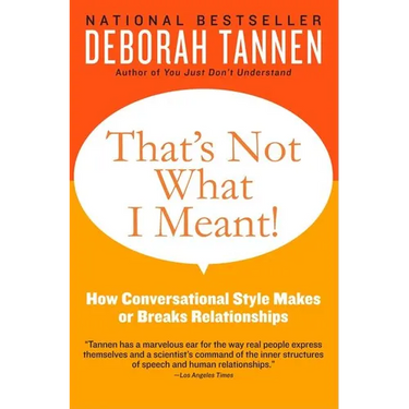 That's Not What I Meant!: How Conversational Style Makes or Breaks Relationships
