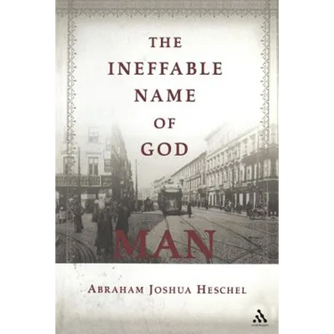 The Ineffable Name of God: Man: Poems in Yiddish and English