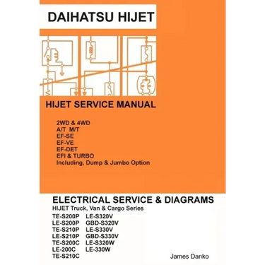 Daihatsu Hijet English Electrical Service Manual S200P S210P S320V S330V