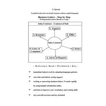 Business Letters - Step by Step: Writing business letters fluently in 3 steps