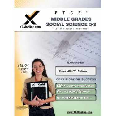 FTCE Middle Grades Social Science 5-9 Teacher Certification Test Prep Study Guide