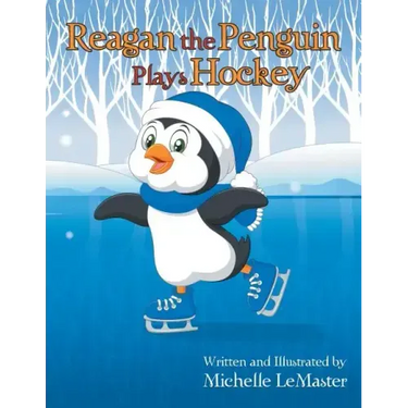 Reagan the Penguin Plays Hockey