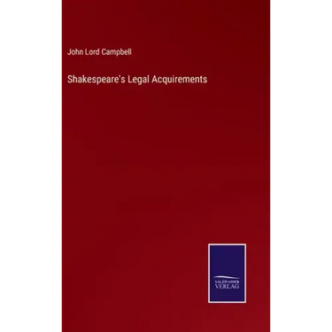 Shakespeare's Legal Acquirements