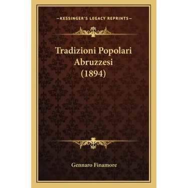 Tradizioni Popolari Abruzzesi (1894)