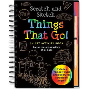 Scratch & Sketch Things That Go (Trace-Along)