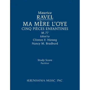 Ma mère l'oye, M.77: Study score