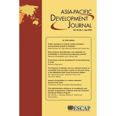 Asia-Pacific Development Journal, Vol. 23, No.1, June 2016