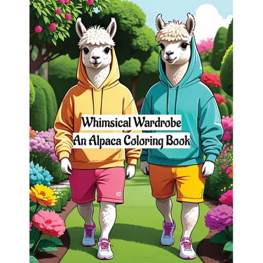 Whimsical Wardrobe: An Alpaca Coloring Book