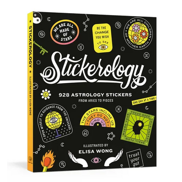 Stickerology: 928 Astrology Stickers from Aries to Pisces: Stickers for Journals, Water Bottles, Laptops, Planners, and More