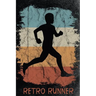 Retro Runner: Funky 365 days runners log book to track your day-by-day training progresses