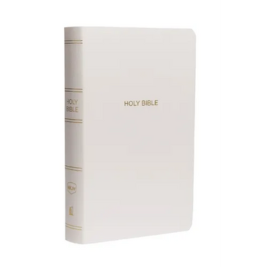 NKJV, Gift and Award Bible, Leather-Look, White, Red Letter Edition