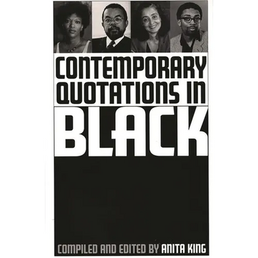 Contemporary Quotations in Black