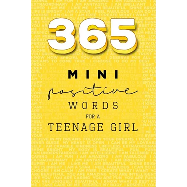 365 Positive Words for a Teenage Girl Mini Edition: Yellow