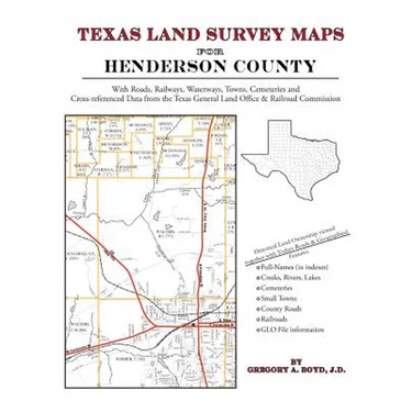 Texas Land Survey Maps for Henderson County