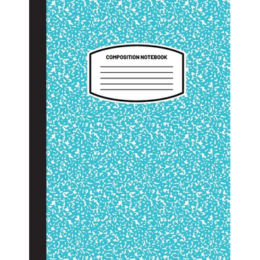 Classic Composition Notebook: (8.5x11) Wide Ruled Lined Paper Notebook Journal (Sky Blue) (Notebook for Kids, Teens, Students, Adults) Back to School