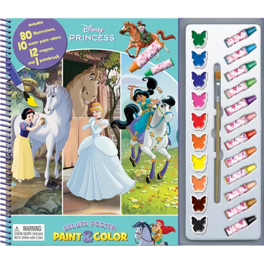 Disney Princess (New) Deluxe Poster Paint & C