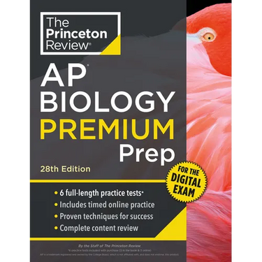 Princeton Review AP Biology Premium Prep, 28th Edition: 6 Practice Tests + Digital Practice Online + Content Review