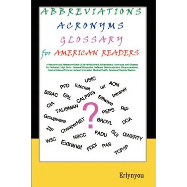 Abbreviations Acronyms Glossary for American Readers