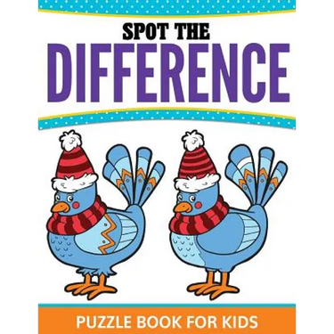 Spot The Difference Puzzle Book For Kids