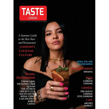 Taste London magazine: Chongqing;The Madera;Faber Quilon; The Munich Cricket Club; Macellaio; Shozna; Royal China; Cafe Pacifico; Babur; Lissome; YeYe
