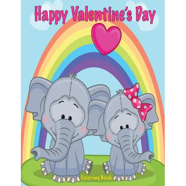 Happy Valentine's Day Coloring Book