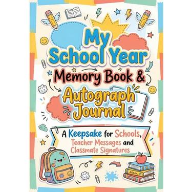 My School Year Memory Book & Autograph Journal: A Keepsake for Elementary School Students to Capture Last Day Memories, Teacher Messages and Classmate