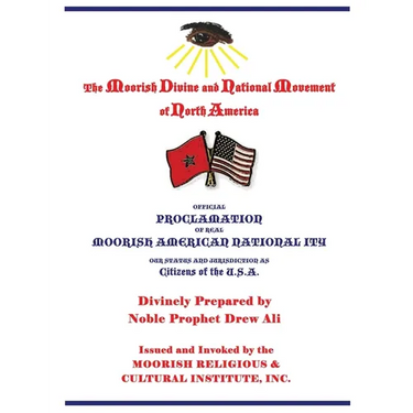 Official Proclamation of Real Moorish American Nationality: Our Status and Jurisdiction as Citizens of the U.S.A.