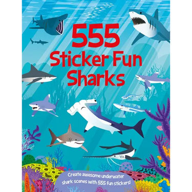 555 Sticker Fun - Sharks