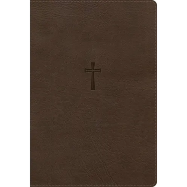 CSB Super Giant Print Reference Bible, Optimal Type, Digital Study Edition, Brown Leathertouch, Indexed