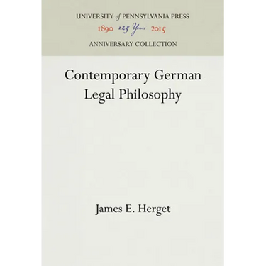 Contemporary German Legal Philosophy