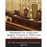 Handbook for Analytical Quality Control in Water and Wastewater Laboratories