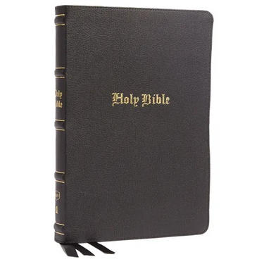 KJV Holy Bible: Large Print Thinline, Black Genuine Leather, Red Letter, Comfort Print: King James Version