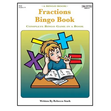 Fractions Bingo Book: Complete Bingo Game In A Book