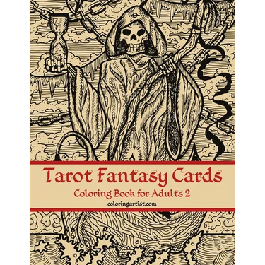 Tarot Fantasy Cards Coloring Book for Adults 2