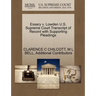 Essary V. Lowden U.S. Supreme Court Transcript of Record with Supporting Pleadings