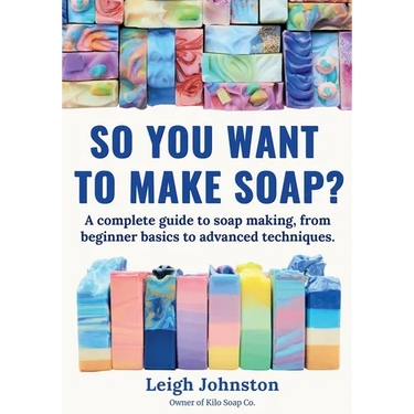 So you want to make soap?: A complete guide to soap making, from beginner basics to advanced techniques.
