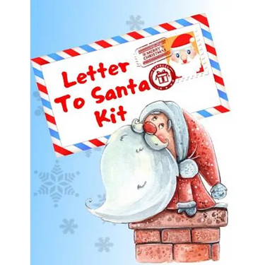 Letter To Santa Kit: Write A Letter To Santa Claus, Coloring And Sticker Pages