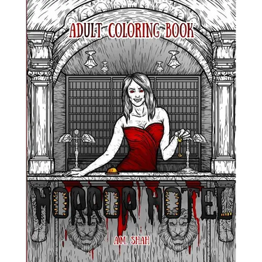 Adult Coloring Book: Horror Hotel