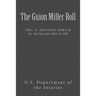 The Guion Miller Roll: Index to Applications Submitted for the Cherokee Roll of 1909