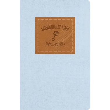 Kjv, Wonderfully Made New Testament and Psalms: Baby Boy's First Bible, Flexcover, Blue