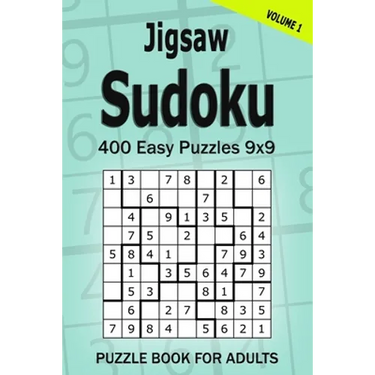 Jigsaw Sudoku Puzzle Book for Adults: 400 Easy Puzzles 9x9 (Volume 1)