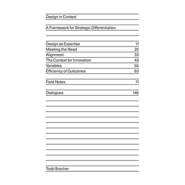 Design in Context: A Framework for Strategic Differentiation