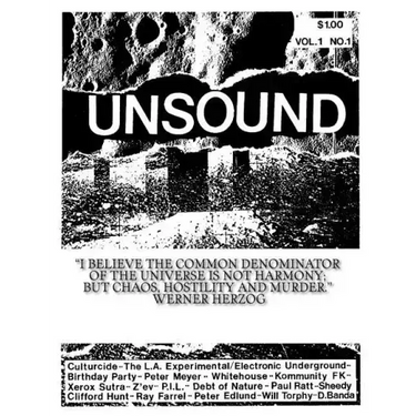 Unsound, Volume 1, #1