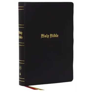 KJV Holy Bible: Super Giant Print with 43,000 Cross References, Black Genuine Leather, Red Letter, Comfort Print: King James Version