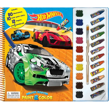 Hot Wheels Deluxe Poster Paint & Color