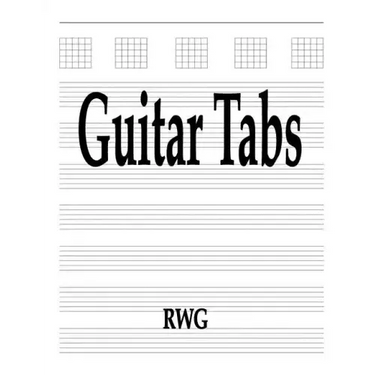 Guitar Tabs: 50 Pages 8.5" X 11"