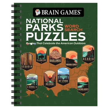 Brain Games - National Parks Word Search Puzzles: Puzzles That Celebrate the American Outdoors