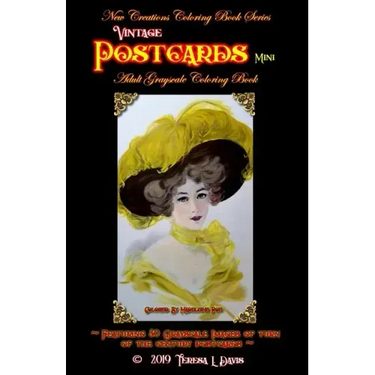 New Creations Coloring Book Series: Victorian Postcards Mini