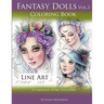Fantasy Dolls Vol.2 Coloring Book Line Art: 25 Portraits of Big Eye Cuties