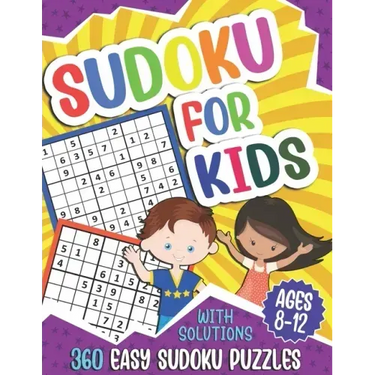 Sudoku for Kids Ages 8-12: 360 Easy Sudoku Puzzles For Kids, 9x9 Grids With Solutions, Gift for boys and girls (Age 8-9-10-11-12 Years Old)